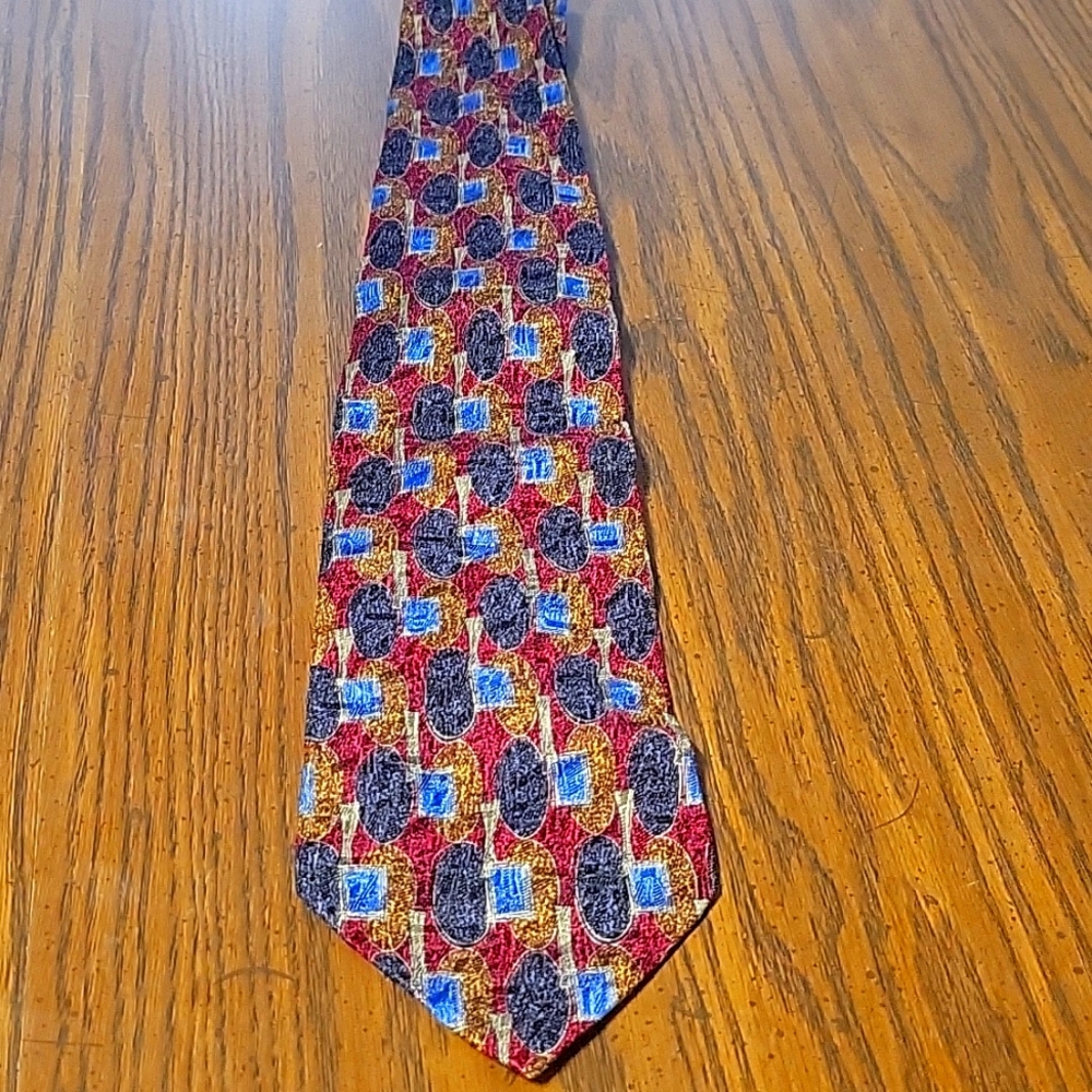 PAVIA ITALY 100% Silk VIntage Mens Tie